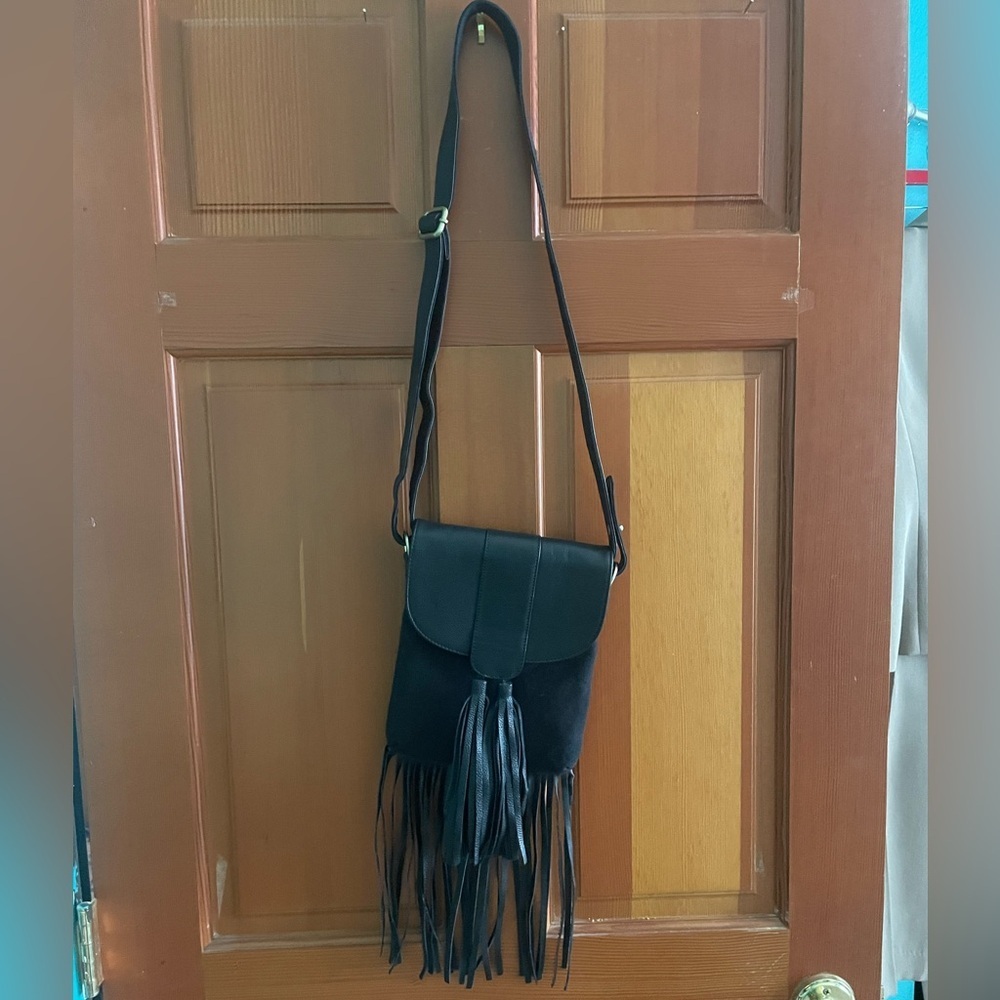 Bay Sky fringed cross body bag BY San Diego Hat Co. NWOT - Picture 3 of 8